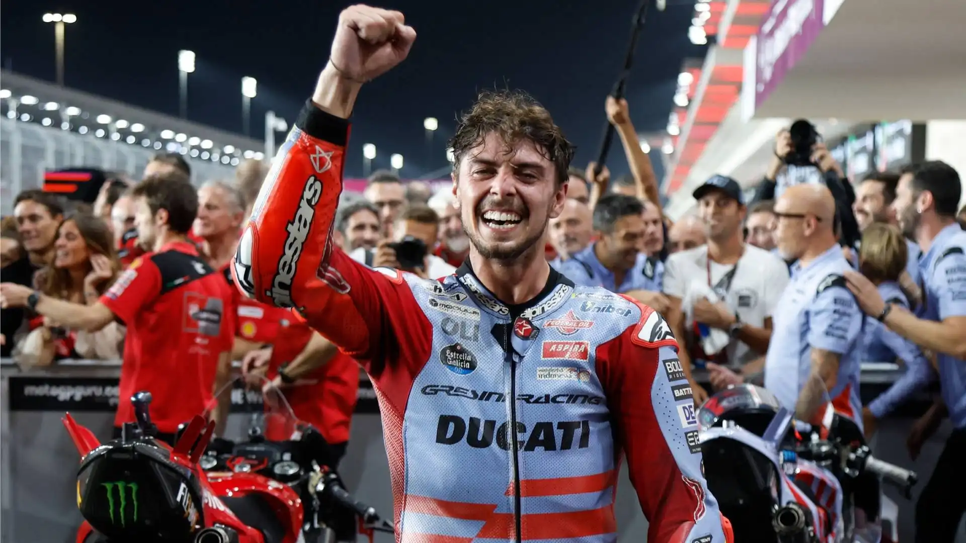 MotoGP, Qatar: Di Giannantonio beffa Bagnaia. Marini chiude un podio tutto italiano, Martin solo decimo