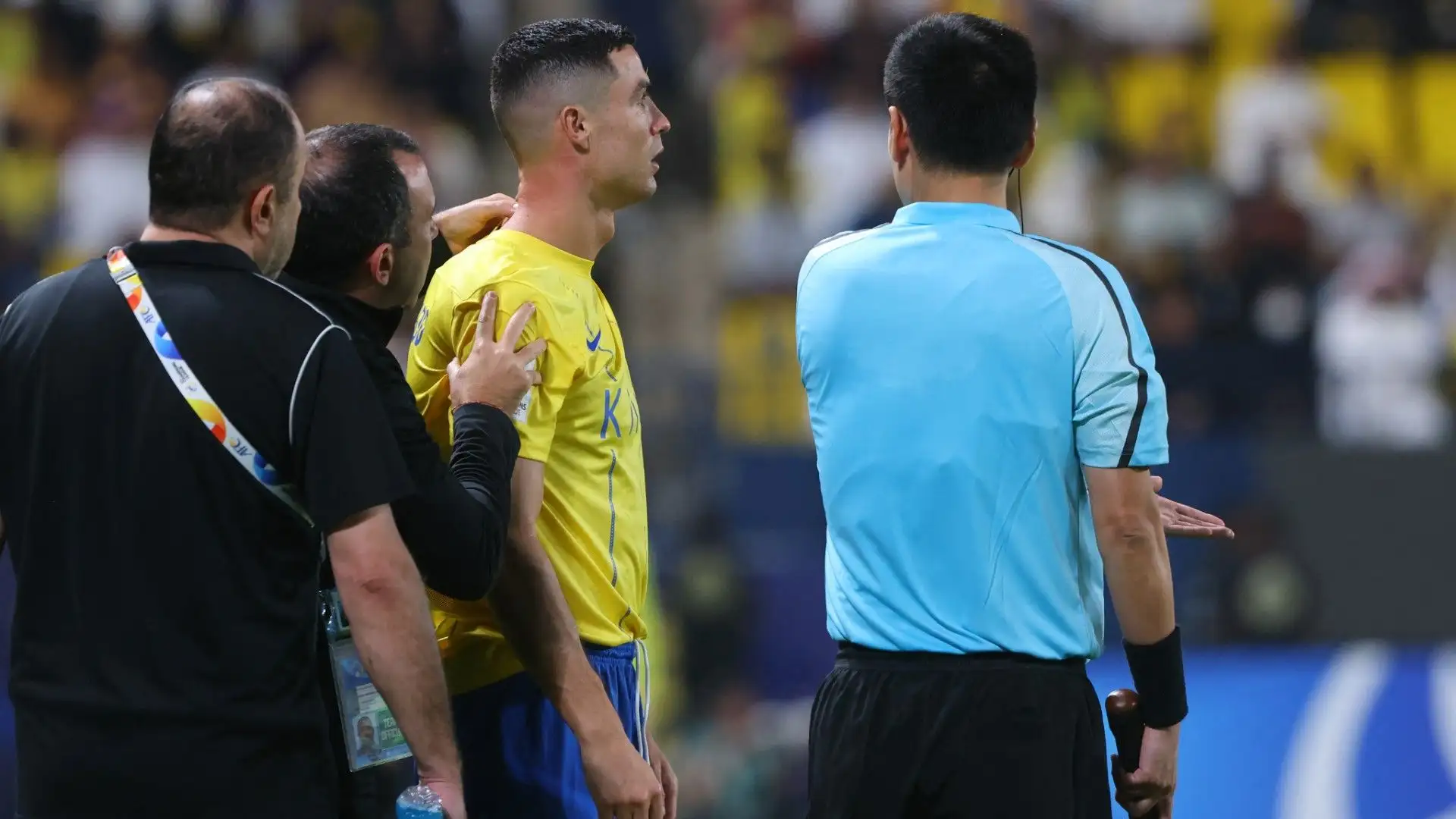 CR7 ha subìto un brutto colpo alla schiena
