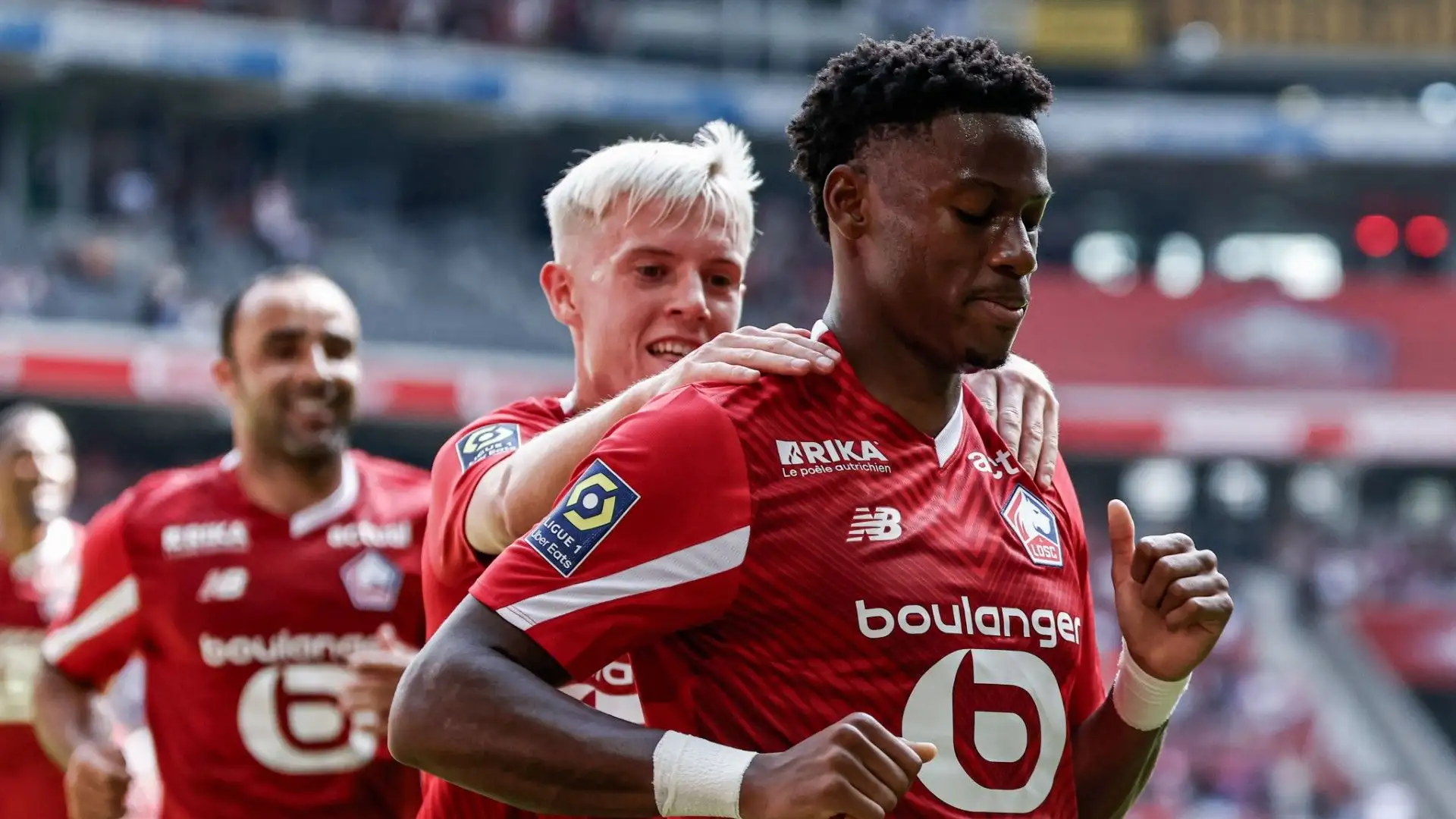 Complessivamente con il Lille ha giocato 154 partite, segnato 62 reti e servito 11 assist
