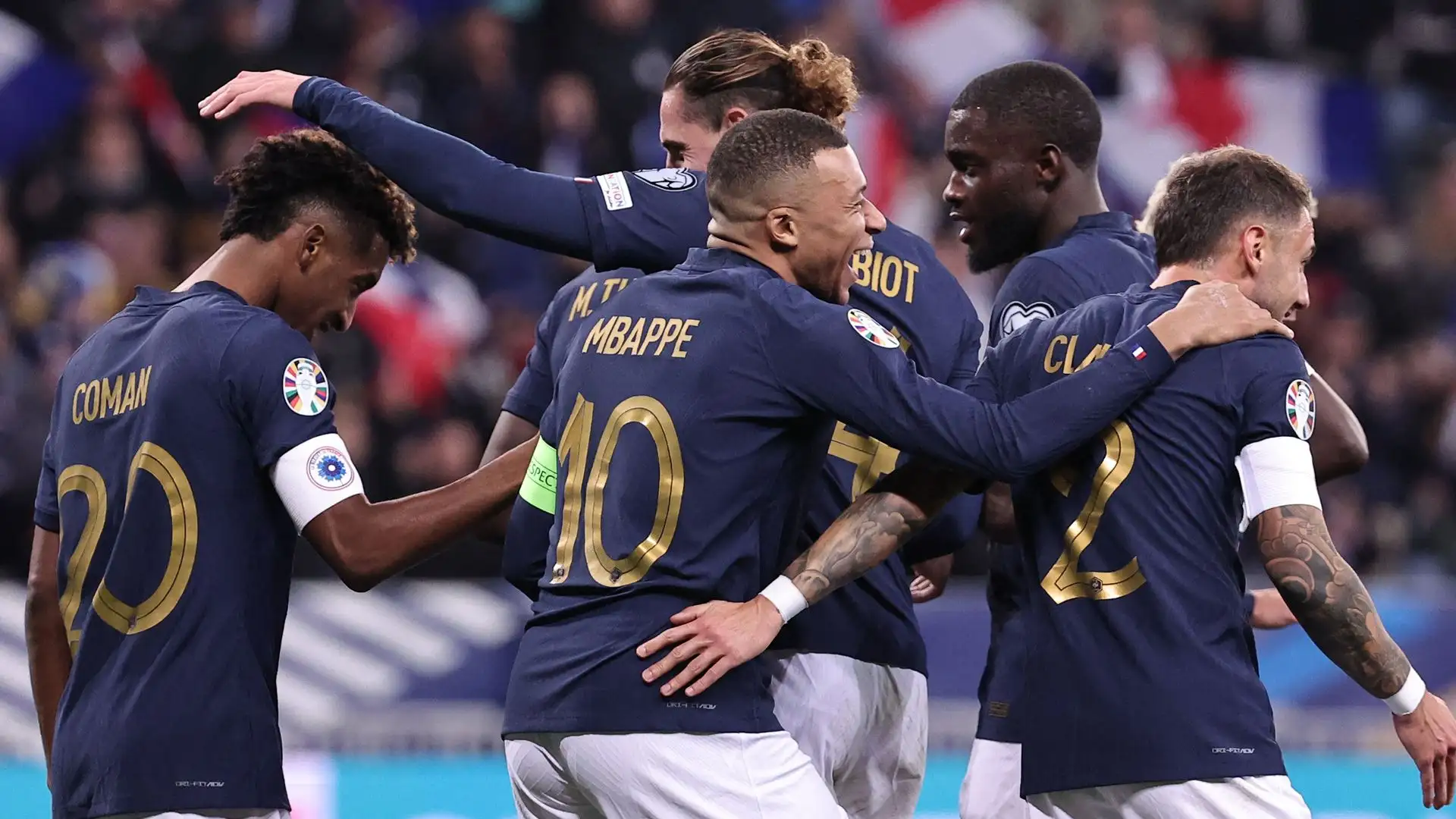 Poco dopo, al 18'. la Francia si è trovata in superiorità numerica
