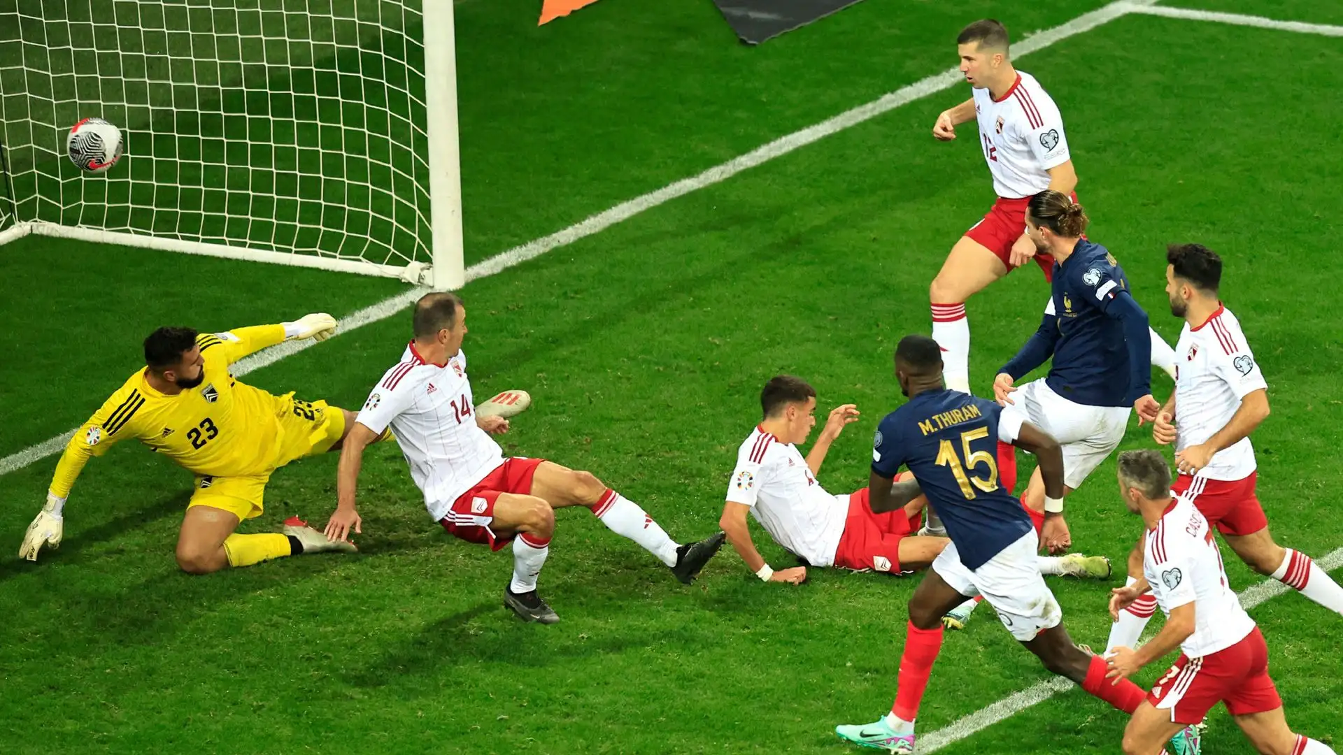 Imperterrita la Francia ha proseguito a fare gol