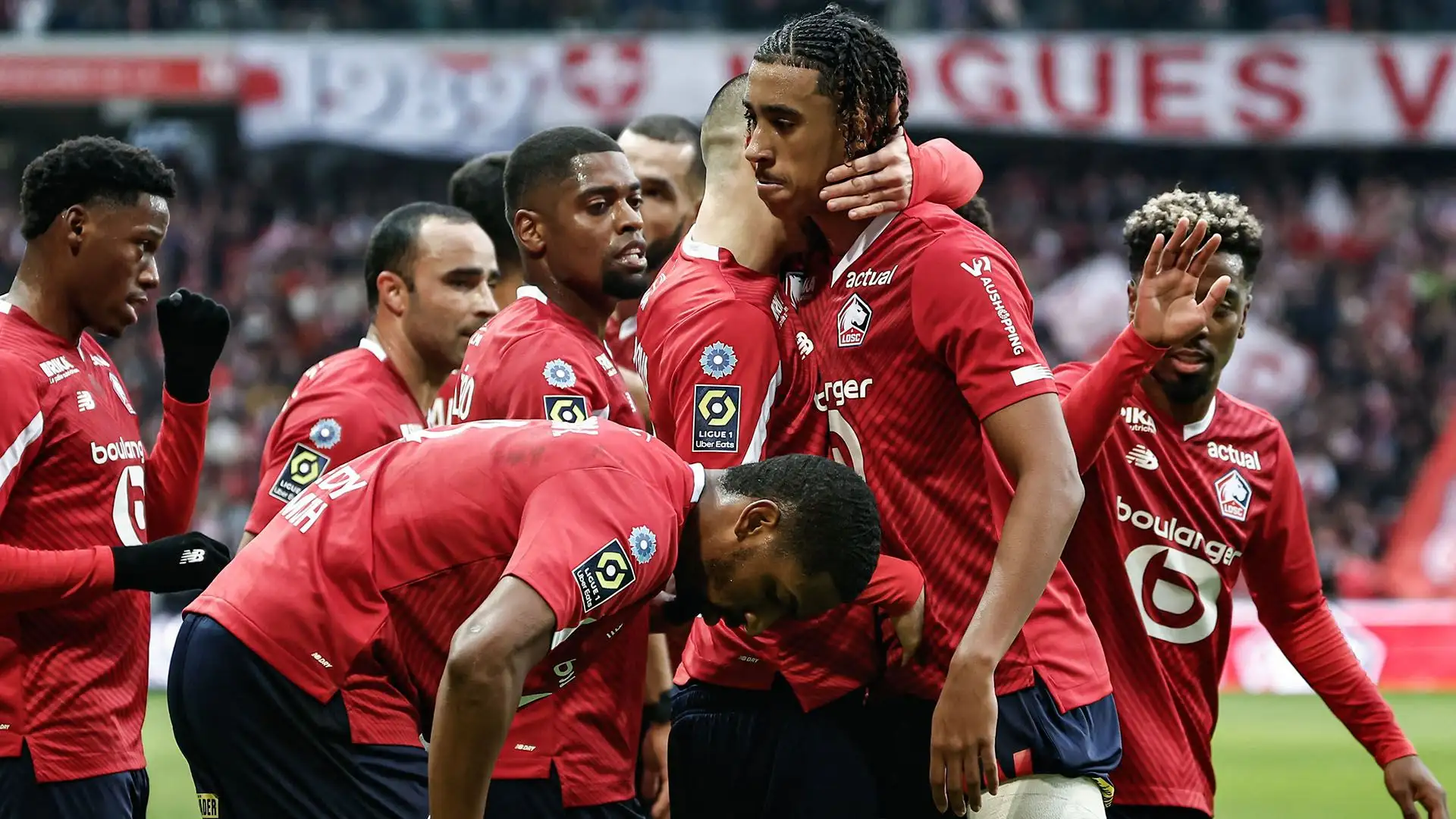 Yoro in questa stagione ha disputato 12 partite con il Lille, segnando due reti