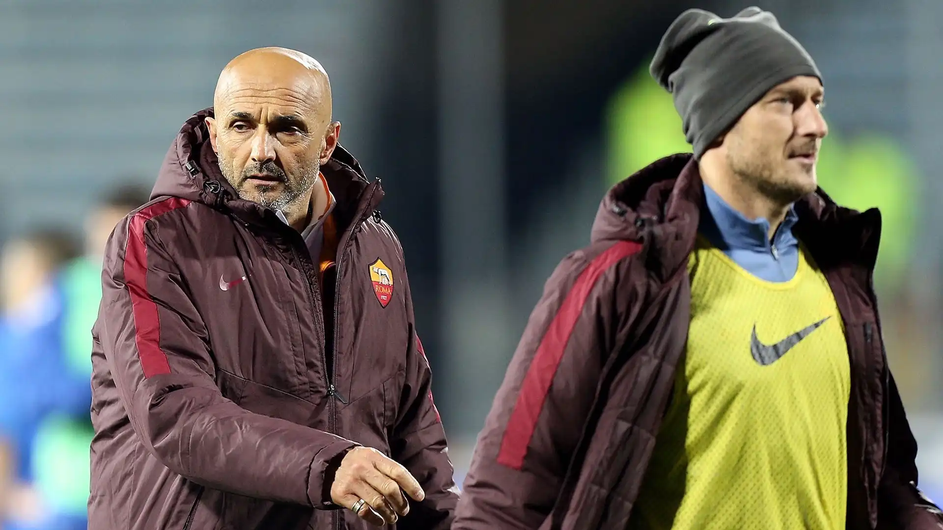 Luciano Spalletti raccoglie il ramoscello d’ulivo di Francesco Totti