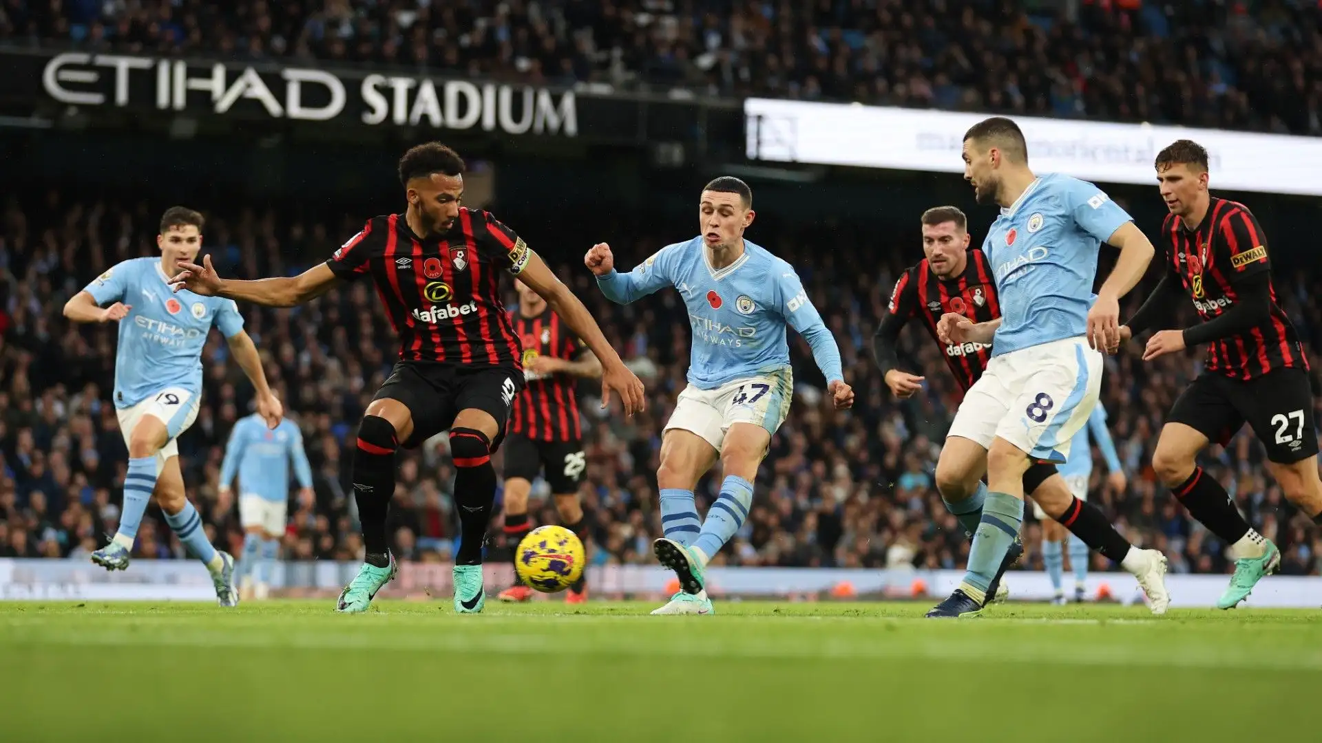 A segno anche Foden: l'attaccante ha segnato al 64'