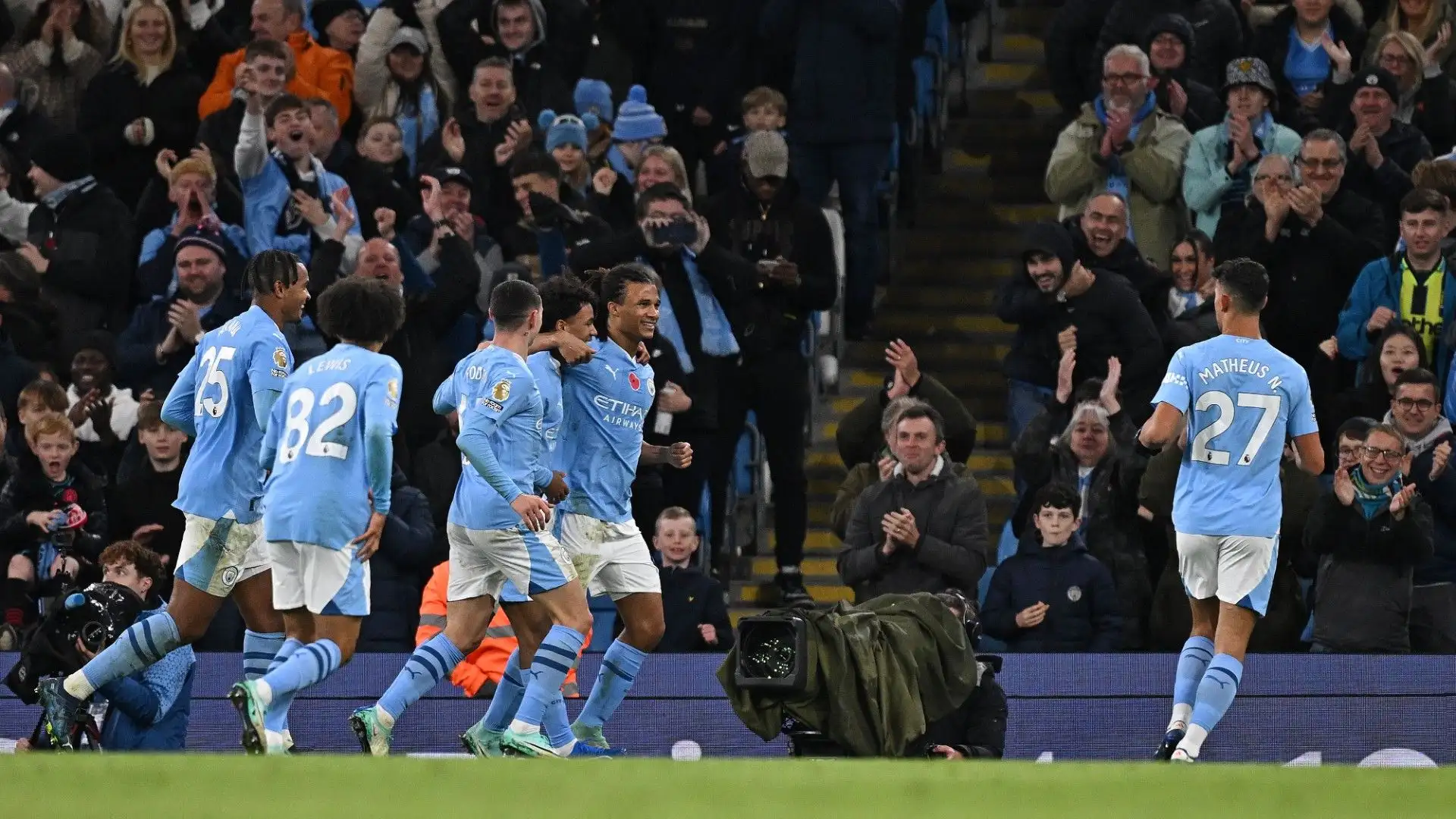 Si tratta della terza vittoria consecutiva in Premier League per Haaland e compagni