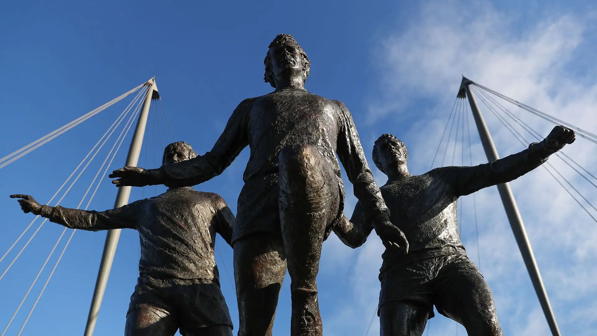 Colin Bell, Francis Lee e Mike Summerbee sono i tre raffigurati