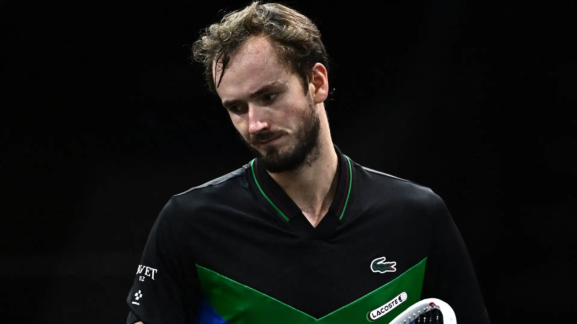 Il tennista russo è stato eliminato al primo turno da Grigor Dimitrov e non l'ha presa bene