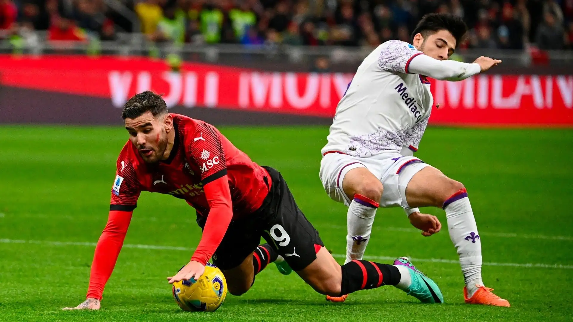 Questo il momento decisivo: Parisi ha atterrato in area Theo Hernandez che poi ha trasformato il calcio di rigore