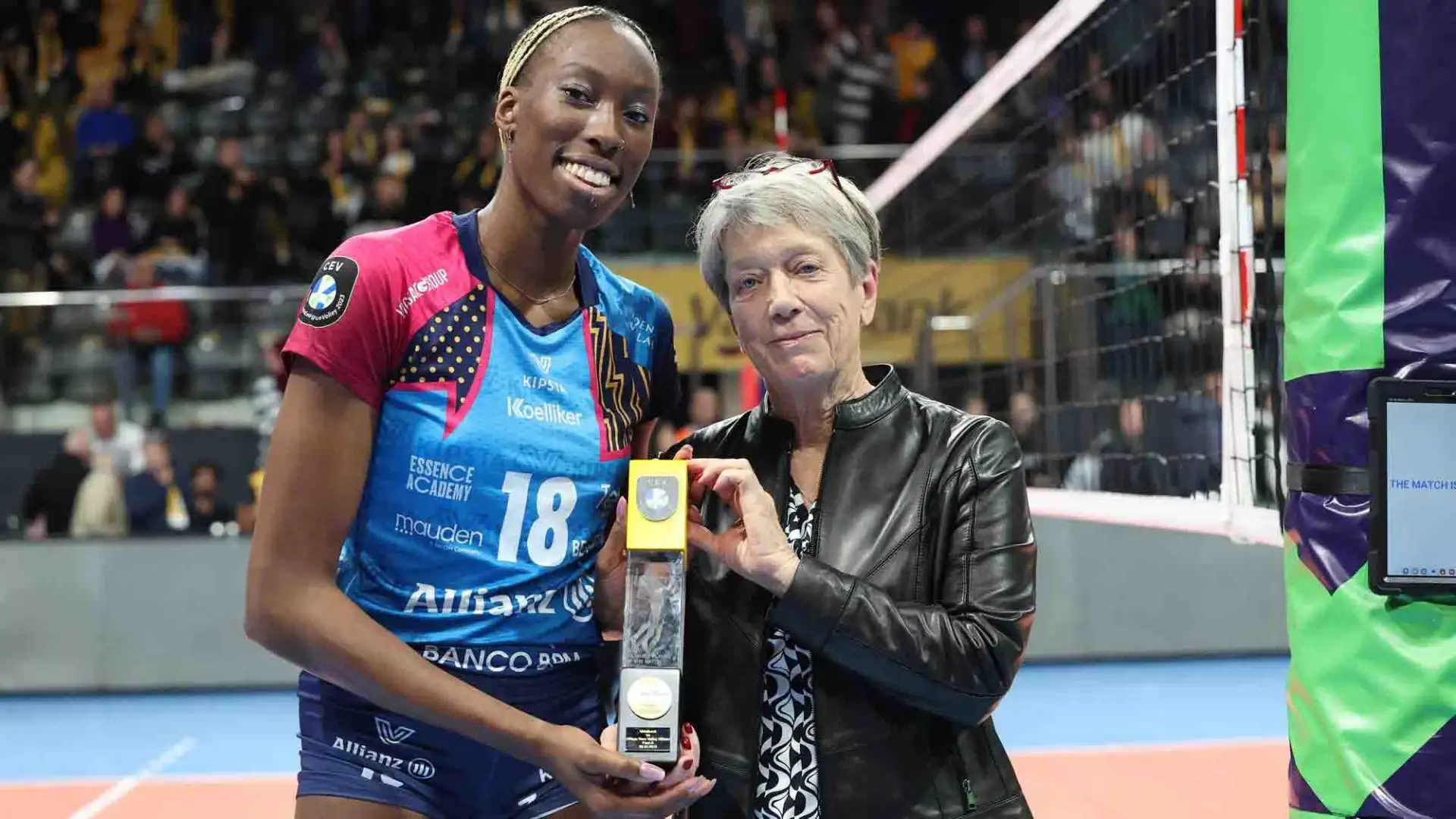 Paola Egonu per la terza volta di fila è state eletta Mvp.