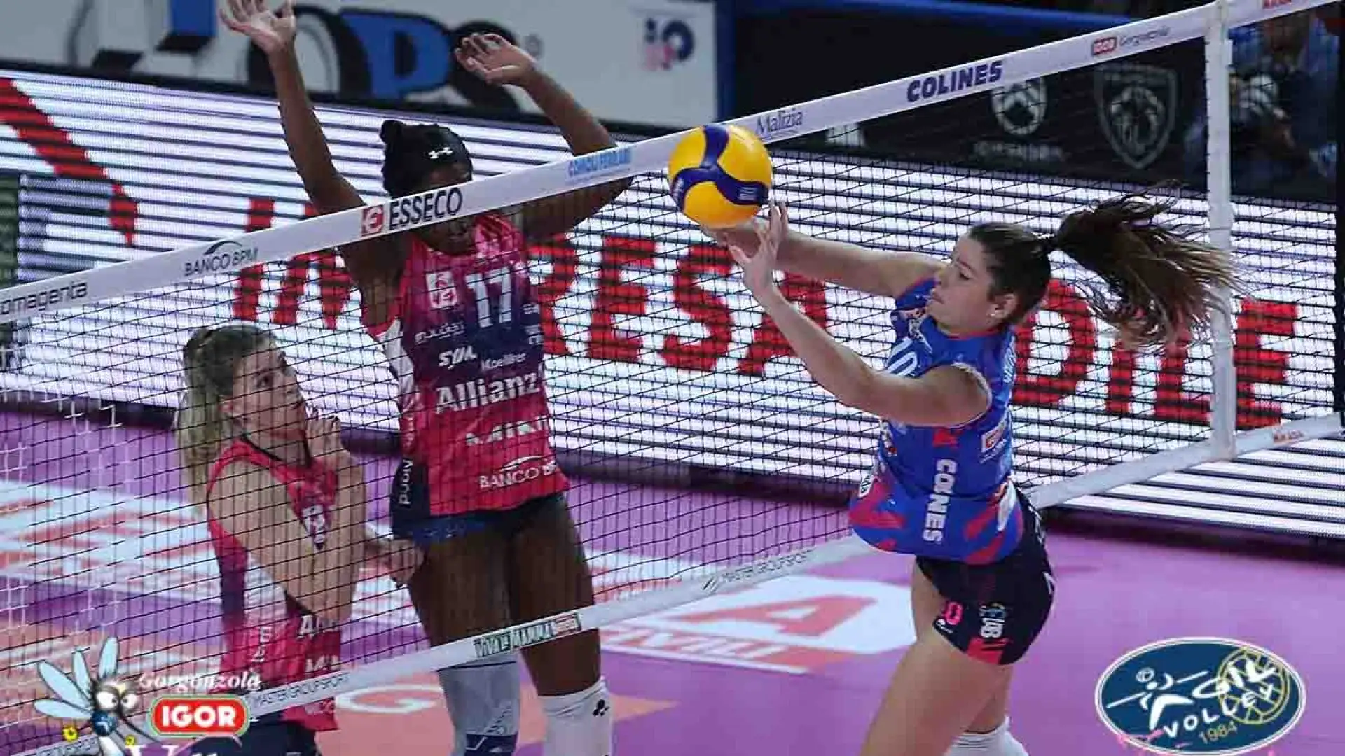 Tuttavia, la sconfitta subita ha risvegliato Novara e in particolare Vita Akimova, che ha giocato punto a punto con le rivali fino al finale in volata che ha premiato Chirichella e le sue compagne con l'1-1 che ha ristabilito la parità.