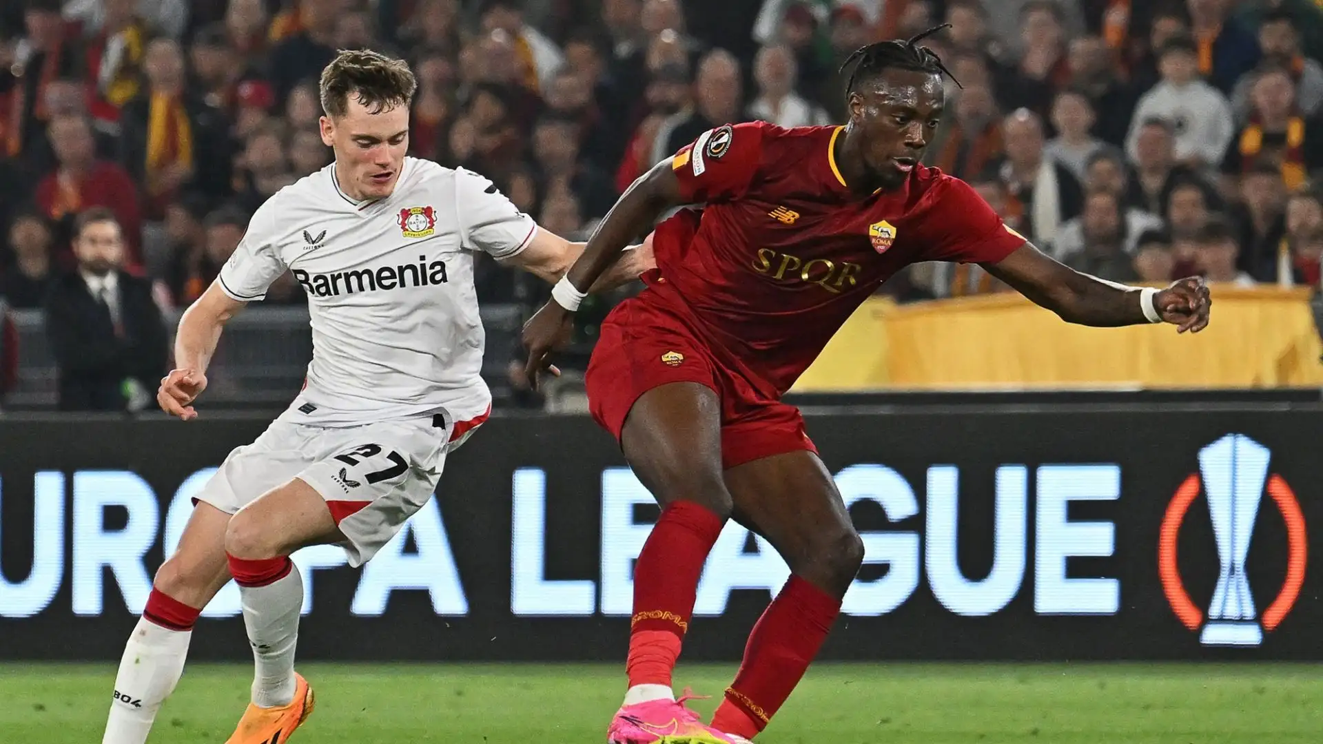 Abraham ha segnato 36 gol in 107 partite con la maglia della Roma