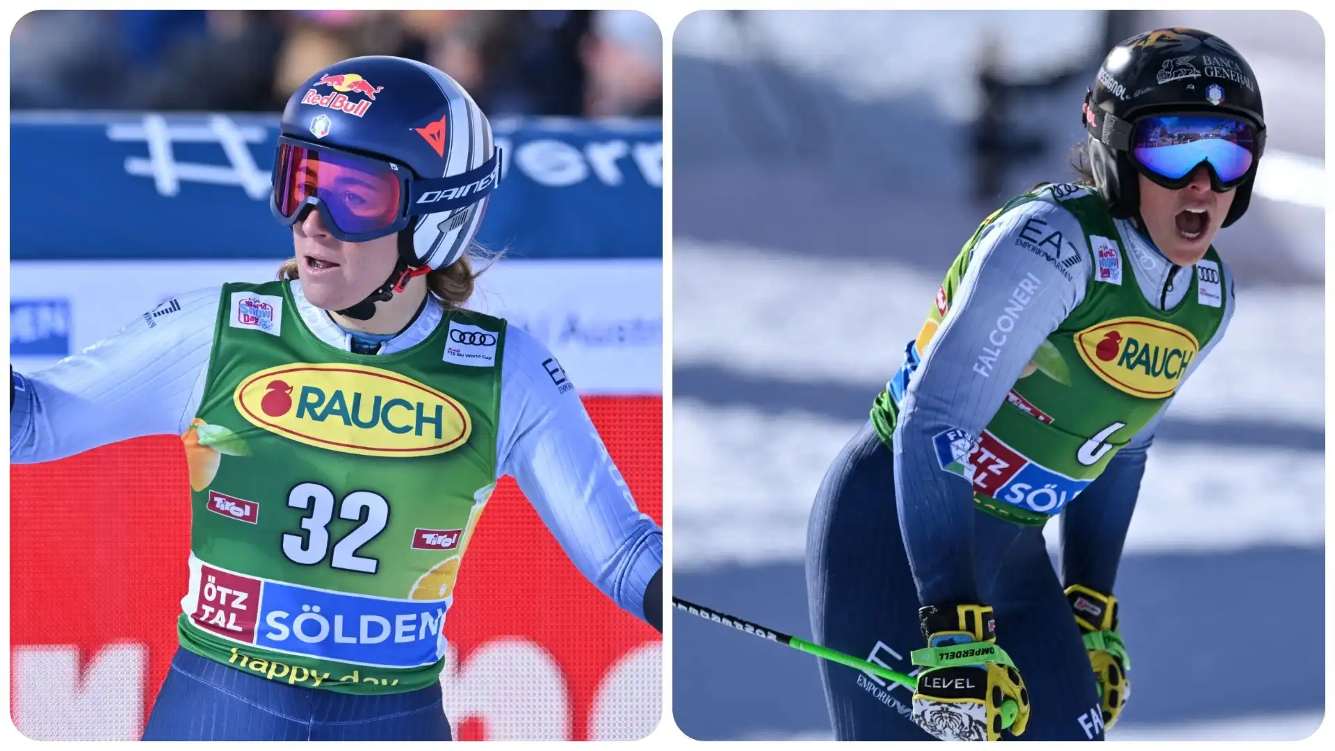 Sofia Goggia e Federica Brignone guidano le Azzurre a Cervinia