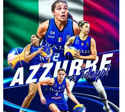 Basket 3×3 Femminile: le azzurre si qualificano ai Giochi Olimpici di Tokyo