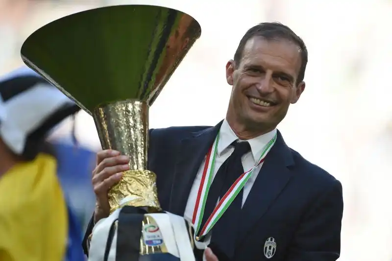 Con i bianconeri Allegri ha già vinto cinque scudetti