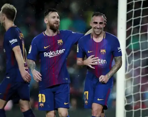 Messi stecca, il Barcellona scopre Alcacer
