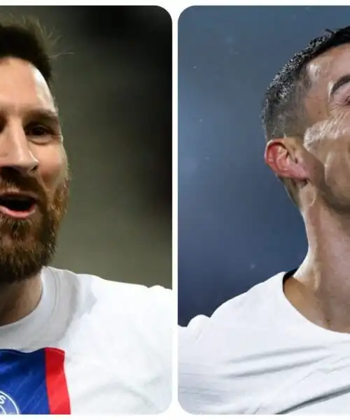 Alcuni dei fortunati calciatori che hanno giocato con Cristiano Ronaldo e Messi: foto