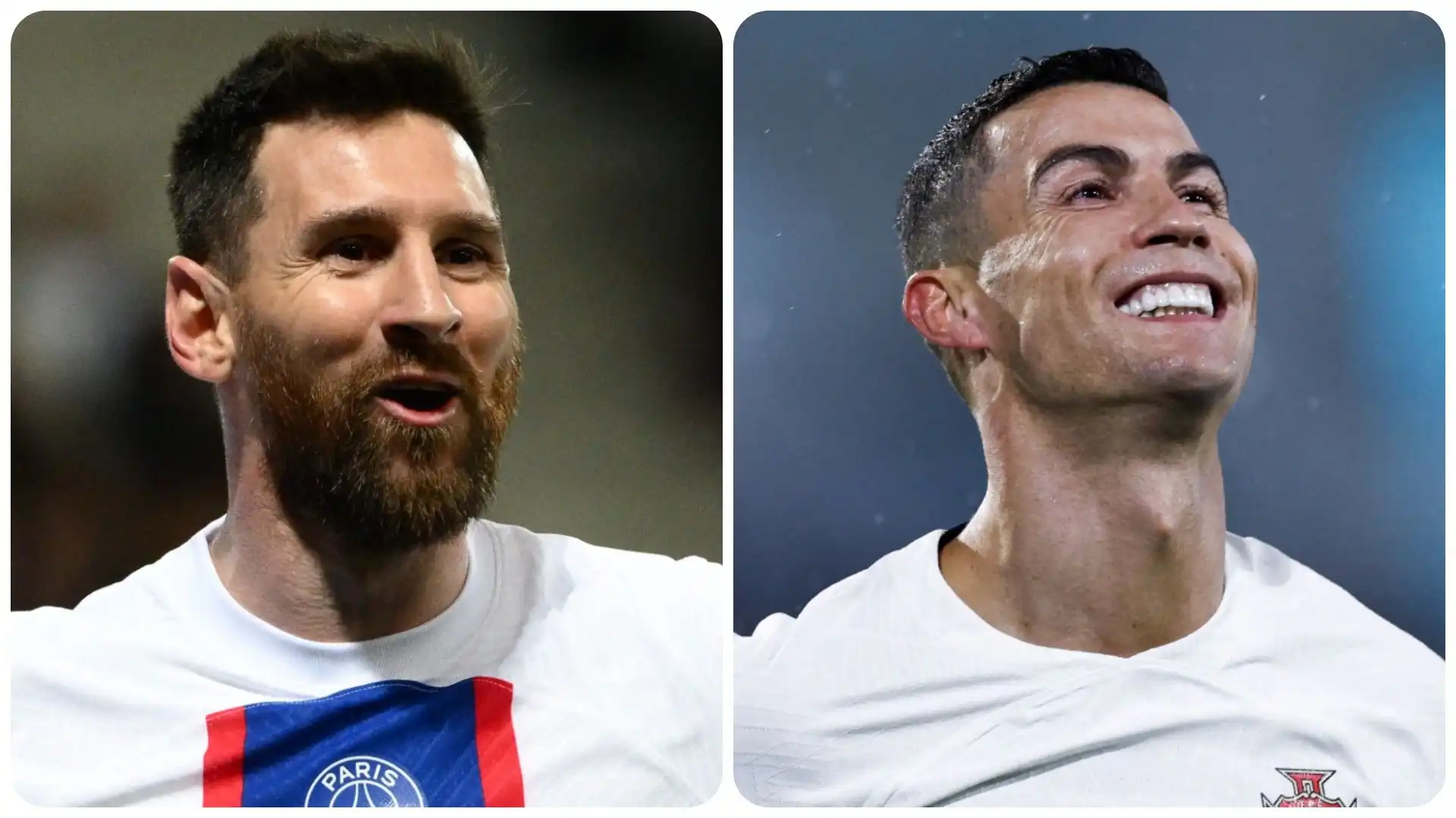 Alcuni dei fortunati calciatori che hanno giocato con Cristiano Ronaldo e Messi: foto
