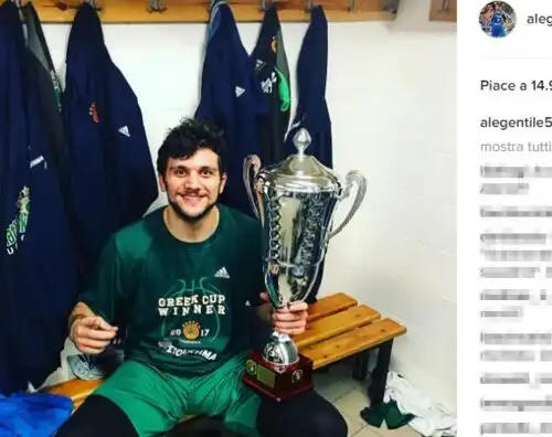 Ale Gentile vince la Coppa di Grecia