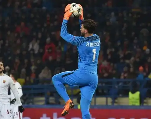 Roma al lavoro per il rinnovo di Alisson