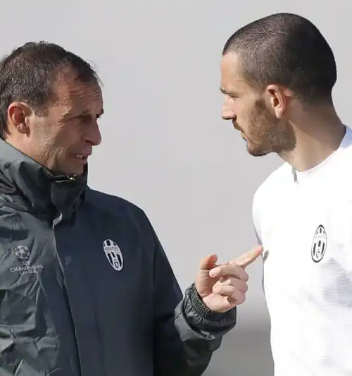 Allegri tende la mano a Bonucci