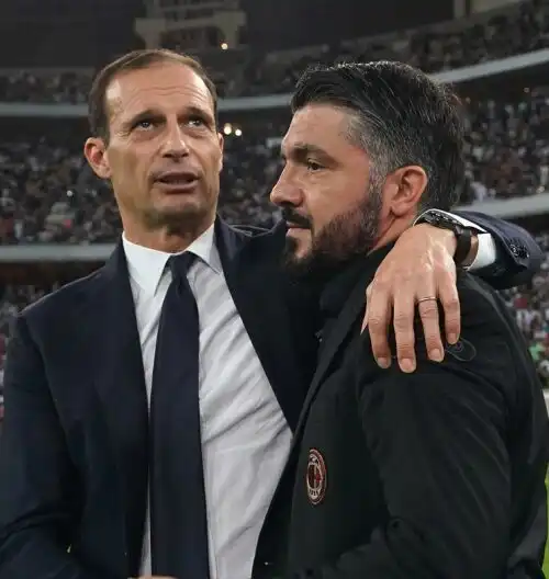 Gattuso, ode ad Allegri: “È uno vero”