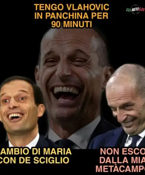 Allegri nel mirino: i meme e le critiche più ficcanti