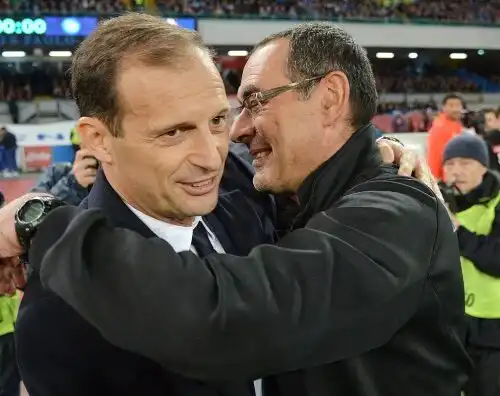 Botta e risposta Sarri-Allegri