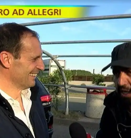 Massimiliano Allegri prende il Tapiro e rilancia
