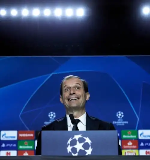 Juve, Allegri: “Non firmo per l’1-1”