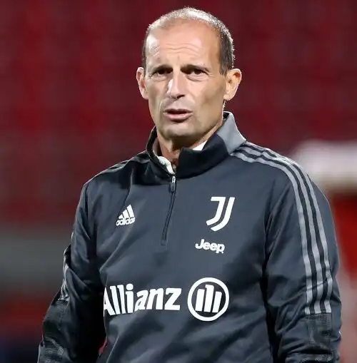 Juventus: Max Allegri perde un centrocampista per infortunio