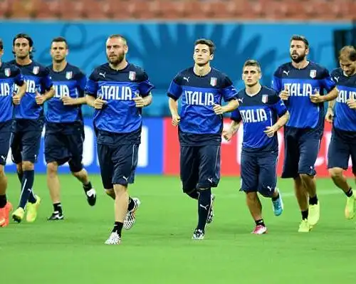 Allenamento Azzurri