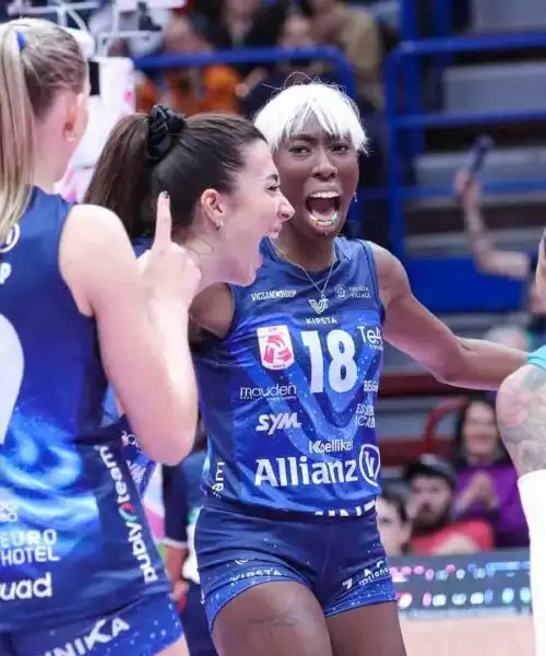 Allianz Vero Volley Milano-Prosecco Doc Imoco Conegliano da record: le foto