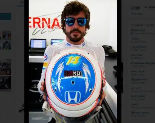 Il tributo di Fernando Alonso a Salom