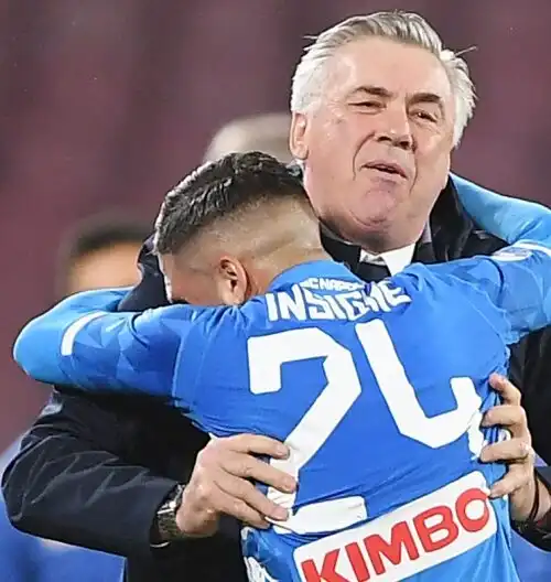 Ancelotti dalla parte di Insigne: “Lo capisco”