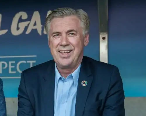 Carlo Ancelotti, battuta su Sarri