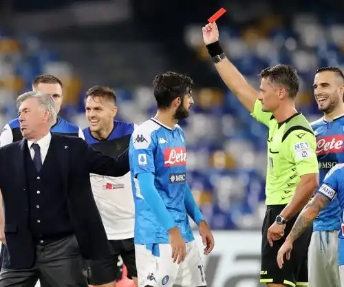 Serie A, squalificato Ancelotti dopo le proteste