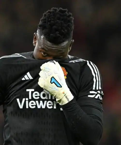 André Onana sotto pressione: problemi al Manchester United. Foto