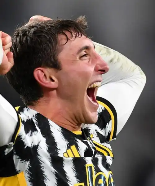 Andrea Cambiaso impazzisce di gioia dopo il gol al 97′: foto