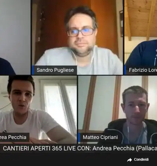 Andrea Pecchia in rampa di lancio
