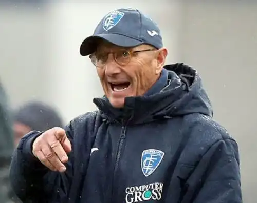 L’Empoli regala il debutto ad Andreazzoli