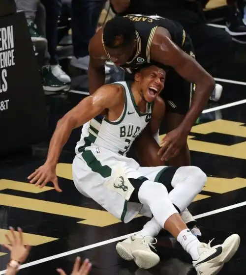 Antetokounmpo infortunato, Atlanta vince e fa 2-2