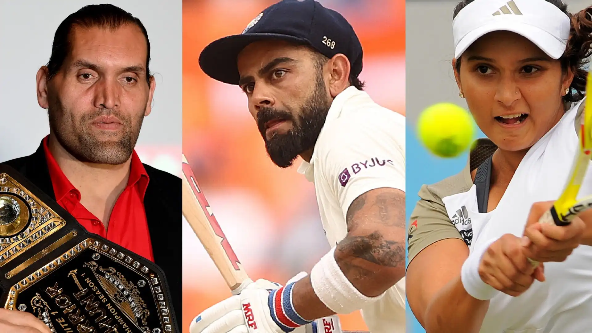 La classifica degli sportivi indiani più pagati nel 2022. Fonte Forbes, WWE, BCCI