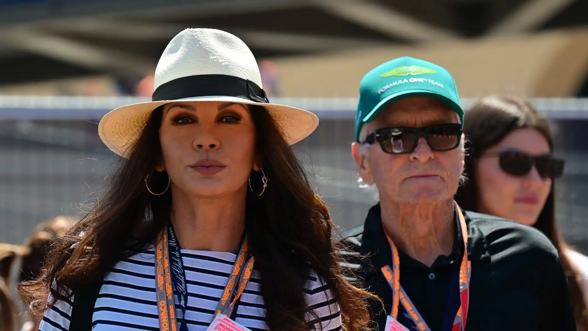 Michael Douglas e Catherine Zeta-Jones avvistati a Monte Carlo a margine del Gp di Monaco