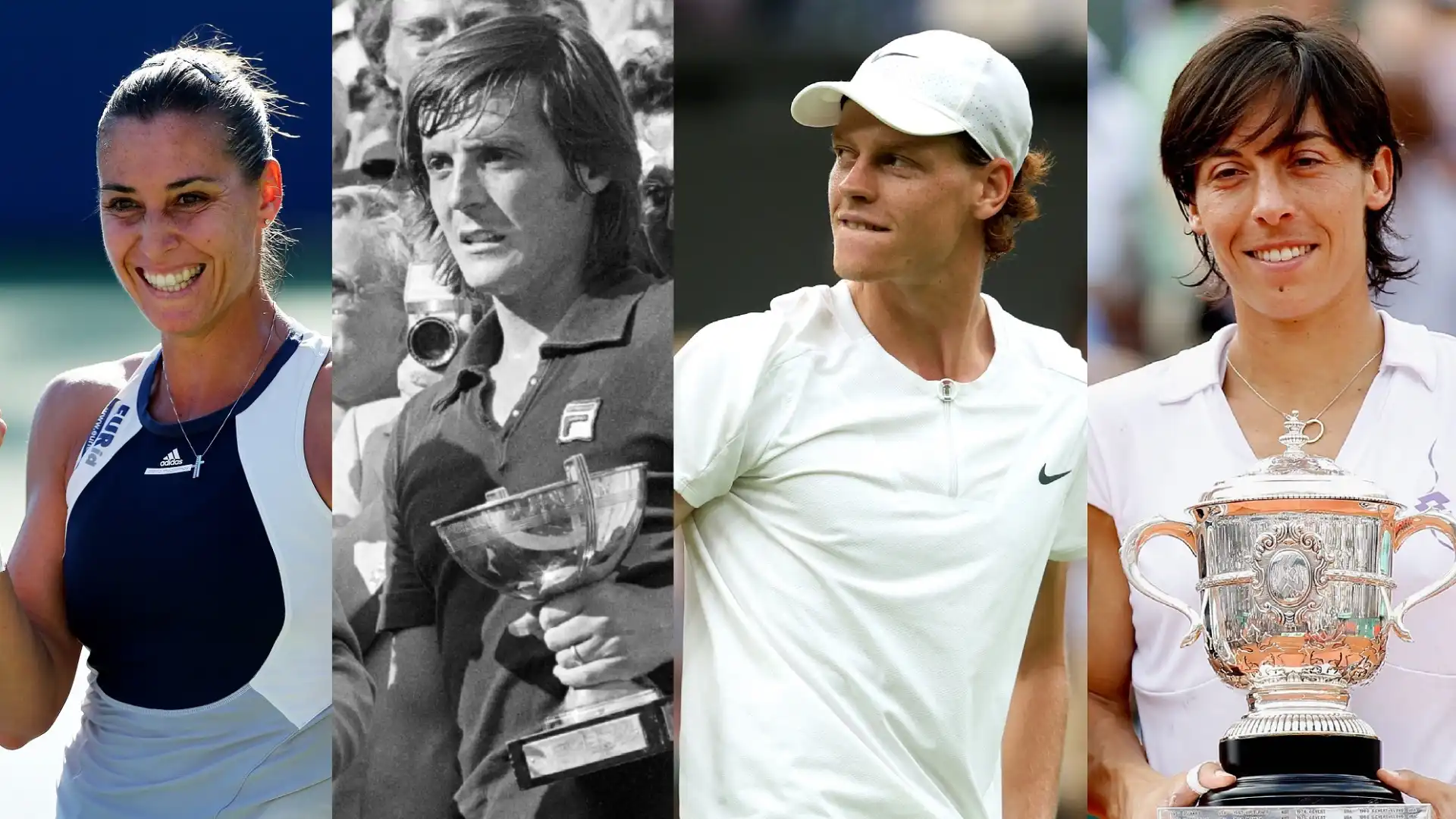 I 10 tennisti italiani che hanno vinto più tornei in singolo nei circuiti ATP e WTA
