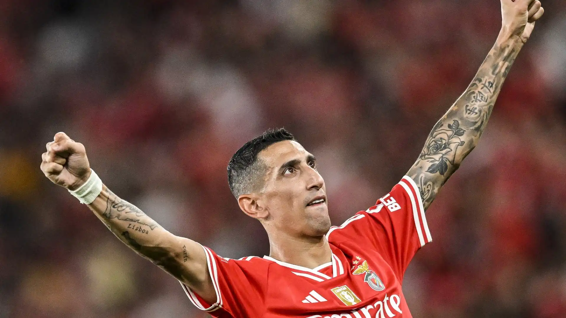 Di Maria è stato uno dei protagonisti della netta vittoria per 4-0 del Benfica contro il Vitoria Guimaraes