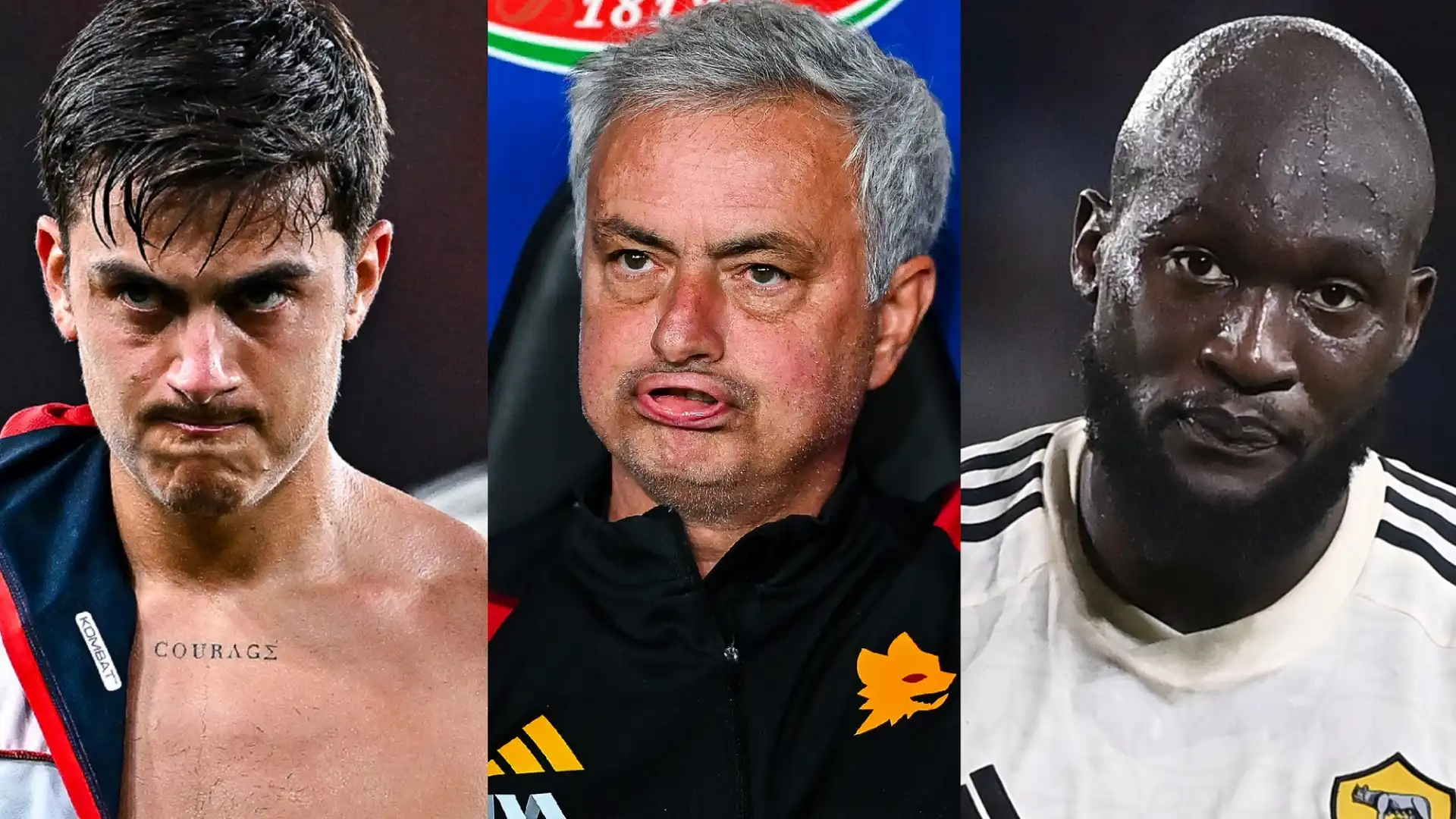 Roma travolta: le smorfie e l'amarezza di Lukaku, Dybala e Mourinho