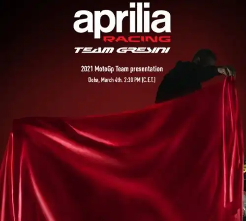 Aprilia MotoGp 2021: segui la presentazione in diretta live