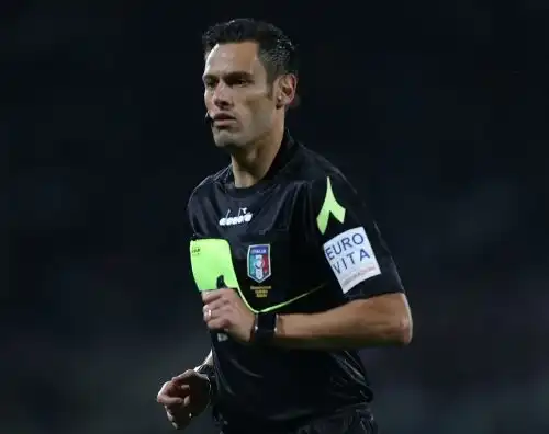 Serie A: ecco gli arbitri dell’undicesima giornata