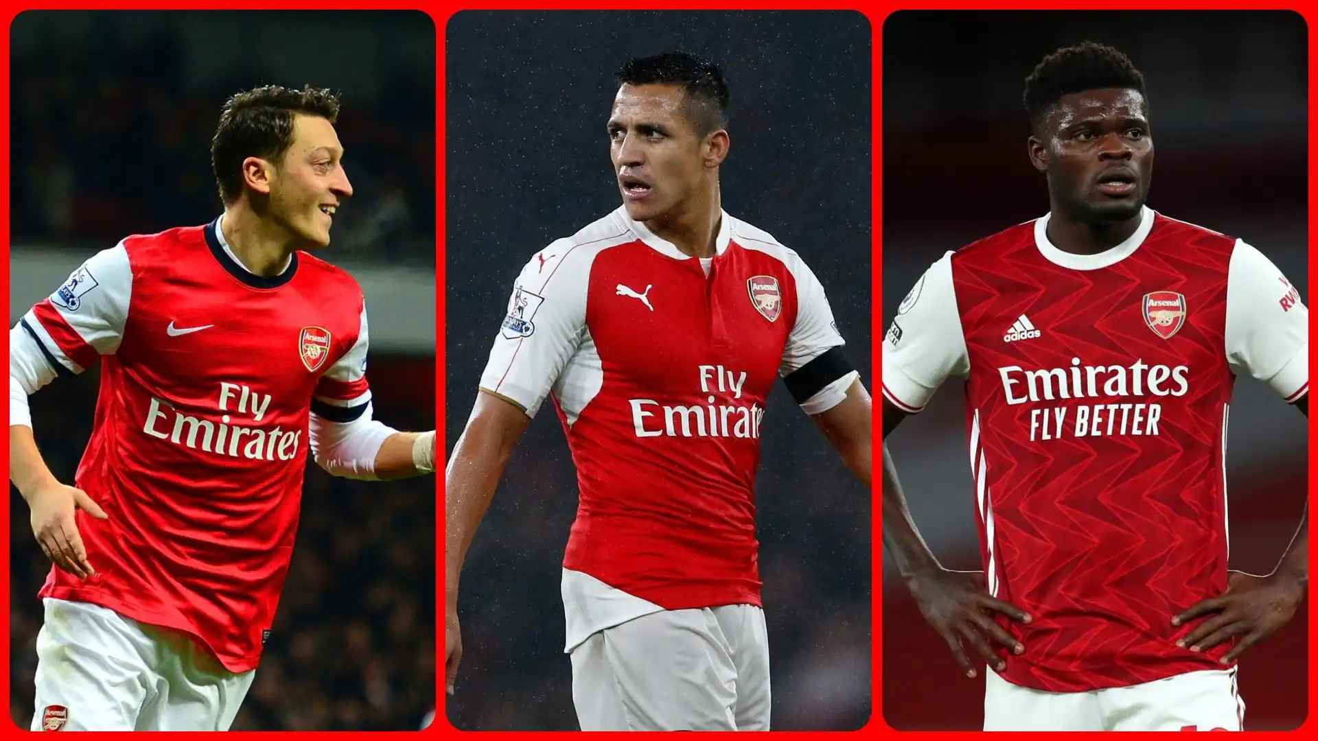 Arsenal: la top 10 degli acquisti record. La classifica in foto. Fonte: Transfermarkt
