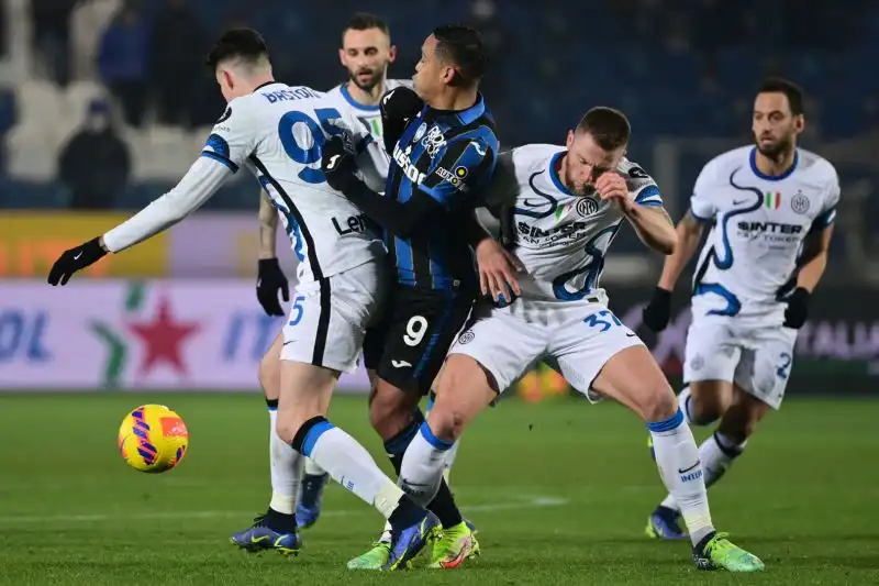 Pareggio tra Atalanta e Inter a Bergamo